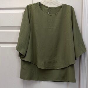 Amazon Olive Women's Blouse